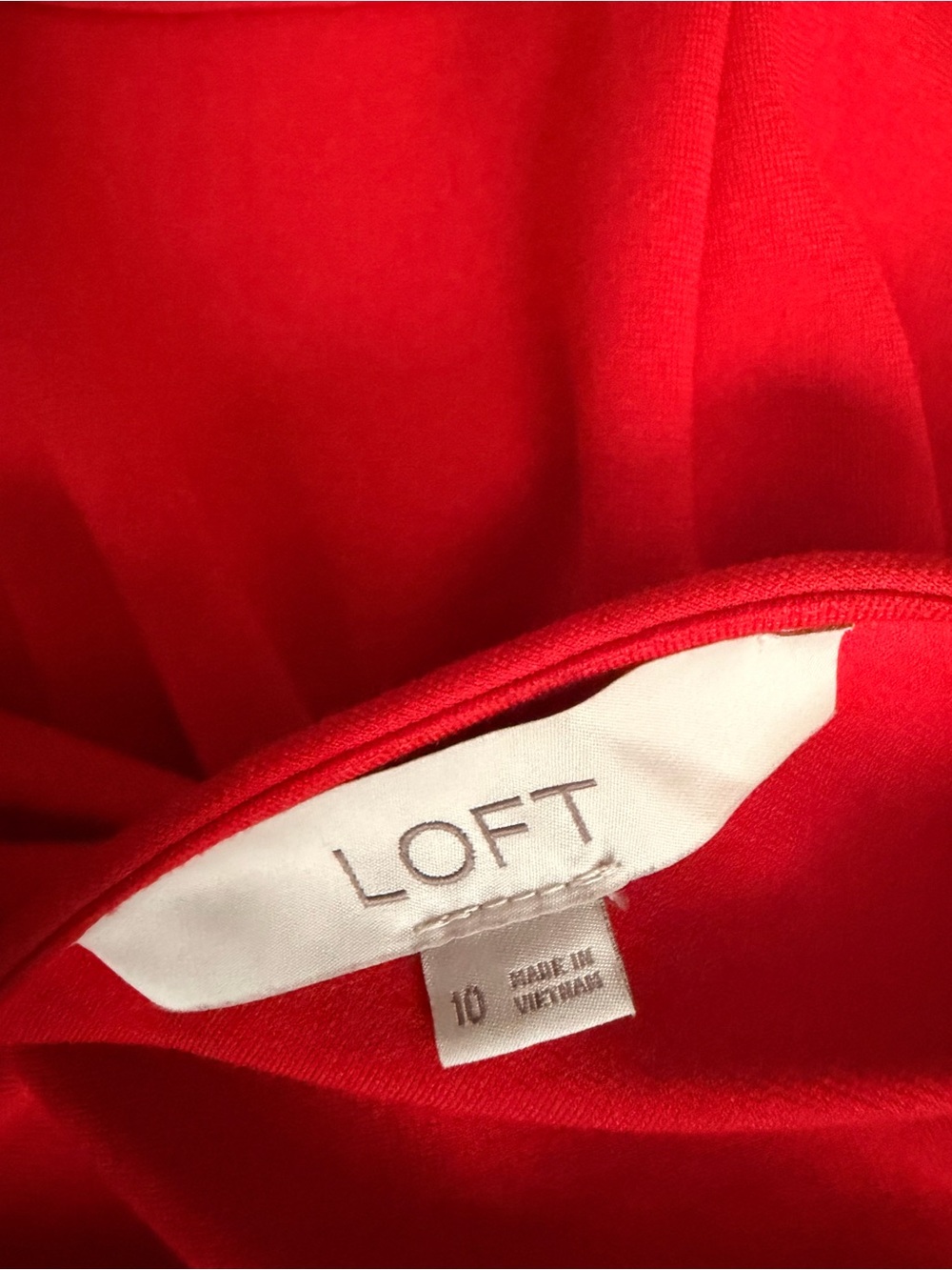 LOFT Ponte Flounce Flair Dress - Picture 5 of 8